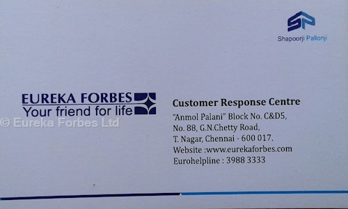 Eureka Forbes Ltd. in T. Nagar, Chennai - 600017