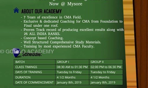 GCRAO ACADEMY in J.P. Nagar, Mysore - 570008