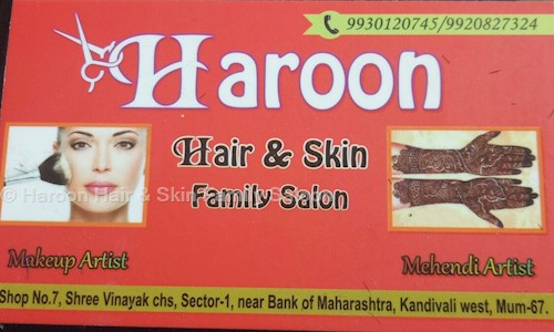 Haroon Hair & Skin Family Saloon	 in Mumbai Central, Mumbai - 400067