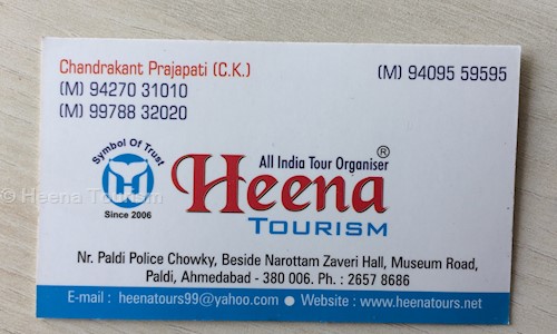Heena Tourism in Paldi, Ahmedabad - 380006