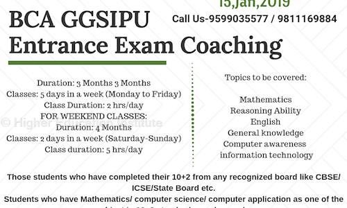 Higher Education Institute in Chhatarpur, Delhi - 110074