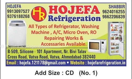 Hojefa Refrigeration	 in Vatva, Ahmedabad - 382440