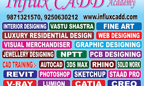 Influx CADD in Rajouri Garden, Delhi - 110029