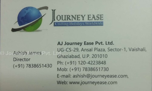 Journey Ease Pvt. Ltd. in Vaishali, Ghaziabad - 201010