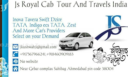 JS Royal Cab Tour & Travels India in Shahibaug, Ahmedabad - 380016