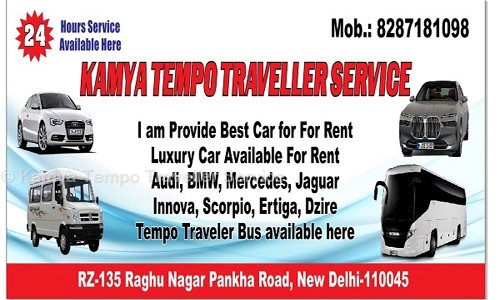 Kamya Tempo Traveller Service in  Janakpuri, Delhi - 110045