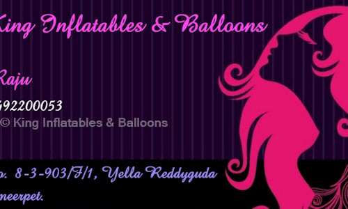 King Inflatables & Balloons in Ameerpet, Hyderabad - 509325