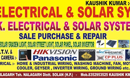 KK ELECTRICAL AND SOLAR SYSTEM in Chowkiwala, Nalagarh - 174101