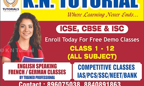 K N Tutorial in Gomti Nagar, Lucknow - 226010