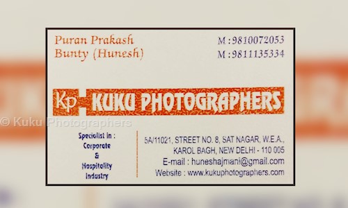Kuku Photographers in Karol Bagh, Delhi - 110005