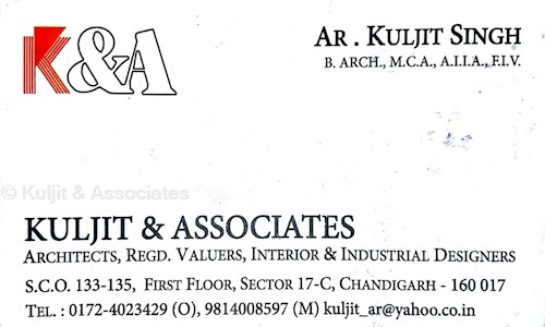 Kuljit & Associates in Sector 17C, Chandigarh - 160017