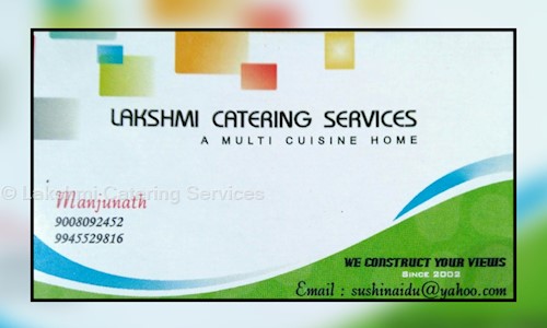 Lakshmi Catering Services in Electronic City, Bangalore - 560100