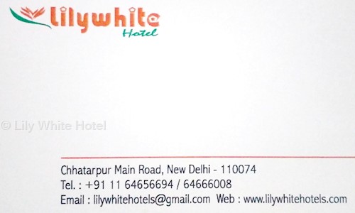 Lily White Hotel in Chhatarpur, Delhi - 110074