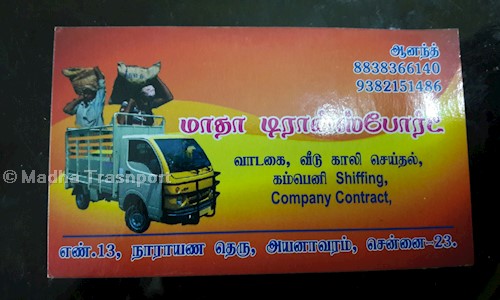 Madha Trasnport in Ayanavaram, Chennai - 600023