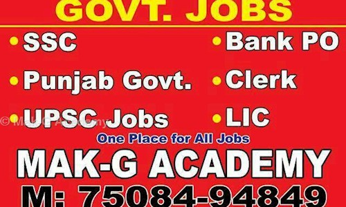 Mak-G Academy in Phagwara, Phagwara - 144401