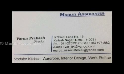 Maruti Associates in Shahdara, Delhi - 110031