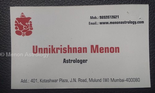 Menon Astrology in Mulund West, Mumbai - 400080