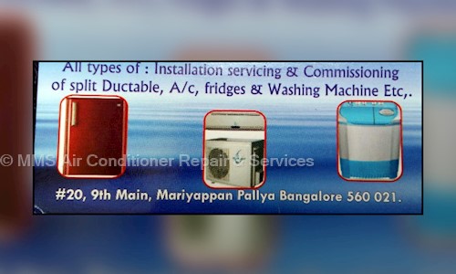 MMS Air Conditioner Repair & Services in Prakash Nagar, Bangalore - 560021