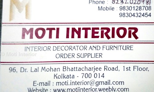 Moti Interior in Entally, Kolkata - 700014