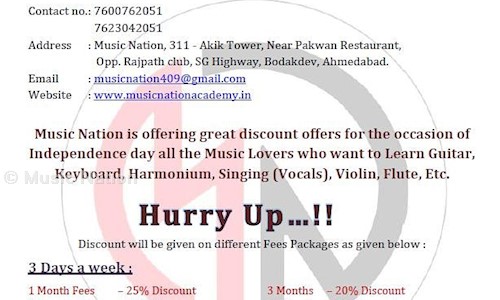 Music Nation in Bodakdev, Ahmedabad - 380054