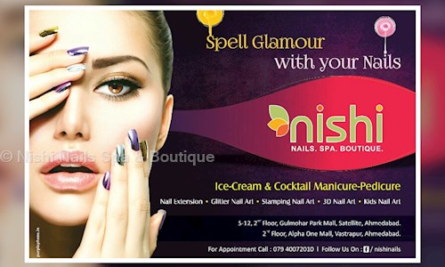 Nishi Nails Spa & Boutique in Satellite, Ahmedabad - 380015