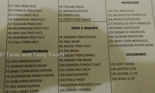 Taste and Tasty Foods in Hulimavu, Bangalore - 560076
