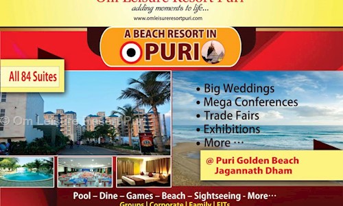 Om Leisure Resort Puri in Puri Sea Beach, Puri - 752001