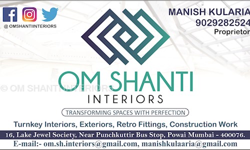 OM SHANTI INTERIORS in Powai, Mumbai - 400076