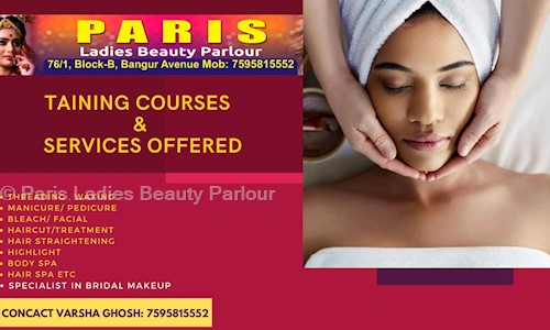 Paris Ladies Beauty Parlour in Bangur Avenue, Kolkata - 700055