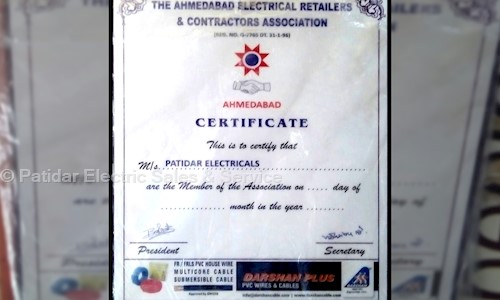 Patidar Electric Sales & Service in Thaltej, Ahmedabad - 380054