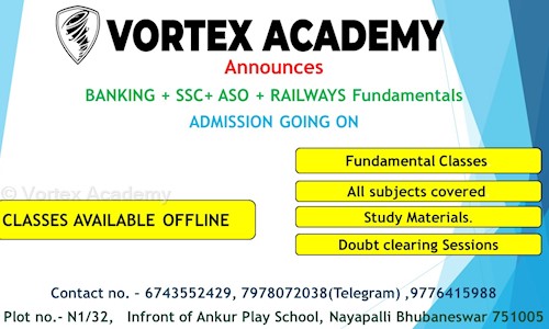 Vortex Academy in Nayapalli, Bhubaneswar - 751015