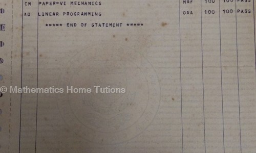 S. Kumaresan Mathematics Home Tutions