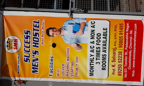 Success Mens Hostel in Arumbakkam, Chennai - 600106
