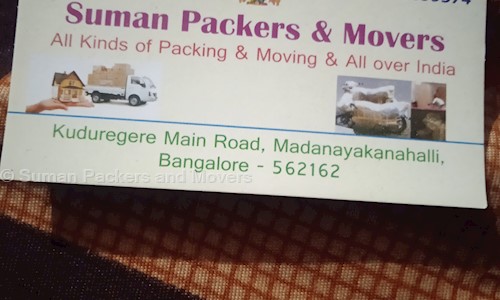 Suman Packers and Movers in Madavara, Bangalore - 562123