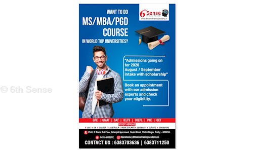 6th Sense Training Academy in Sasthiri Road, Trichy - 620018