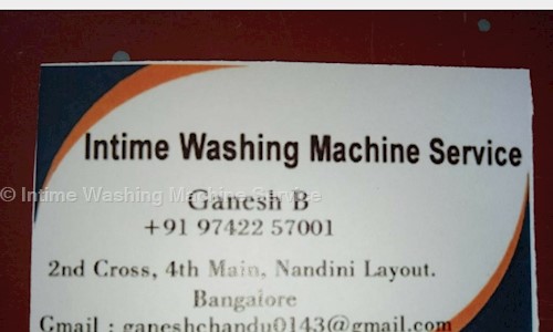 Intime Washing Machine Service in Nandini Layout, Bangalore - 560096