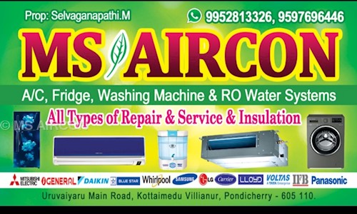MS Aircon	 in Villiyanur, Pondicherry - 605110