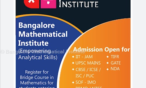 Bangalore Mathematical Institute in Marathahalli, Bangalore - 560037
