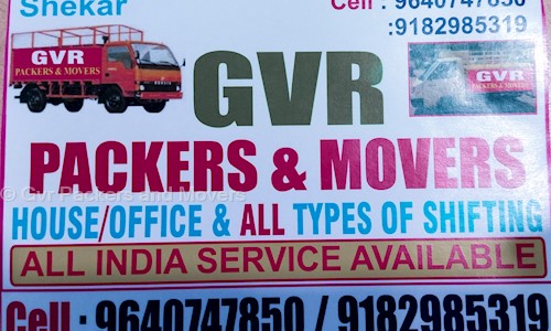 Gvr Packers and Movers in Pragathi Nagar, Hyderabad - 500090