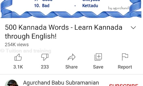 Tuition and training in Hennur Gardens, Bangalore - 560073