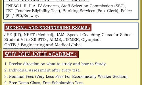 JOTHI ACADEMY in Ambattur, Chennai - 600053