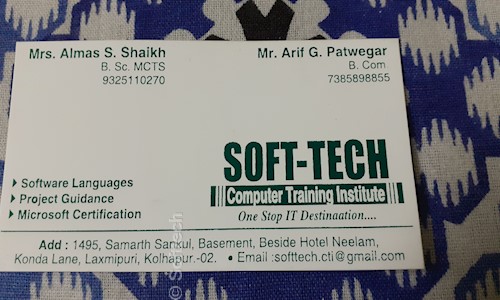 Softtech in Laxmipuri, Kolhapur - 416002