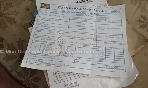 Maa Dakhinakali packers and movers in Mancheswar, Bhubaneswar - 751007
