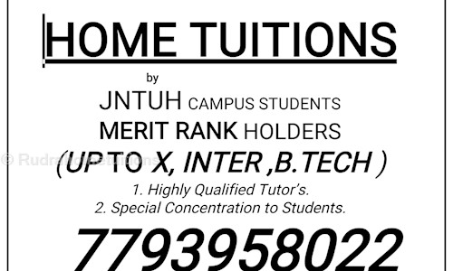 Rudrahometuitions in Kukatpally, Hyderabad - 500085