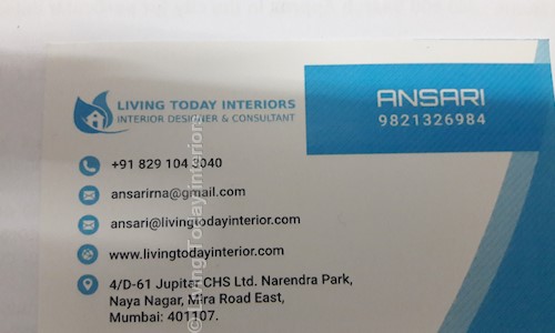 Living Today interiors in Mira Road, Mumbai - 401107