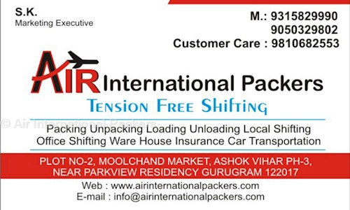 Air International Packers in Ashok Vihar, Gurgaon - 122017