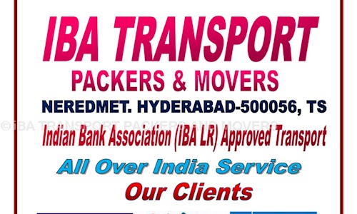iBA TRANSPORT PACKERS AND MOVERS in Neredmet, Hyderabad - 500056