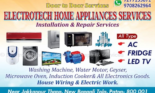 Electrotech home appliances repair& services in Postal Park, Patna - 800001
