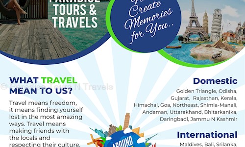 Paradise Tours N Travels in Patia, Bhubaneswar - 751024