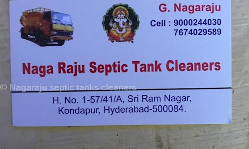 Nagaraju Septic Tank Cleaners in Kondapur, hyderabad - 500084